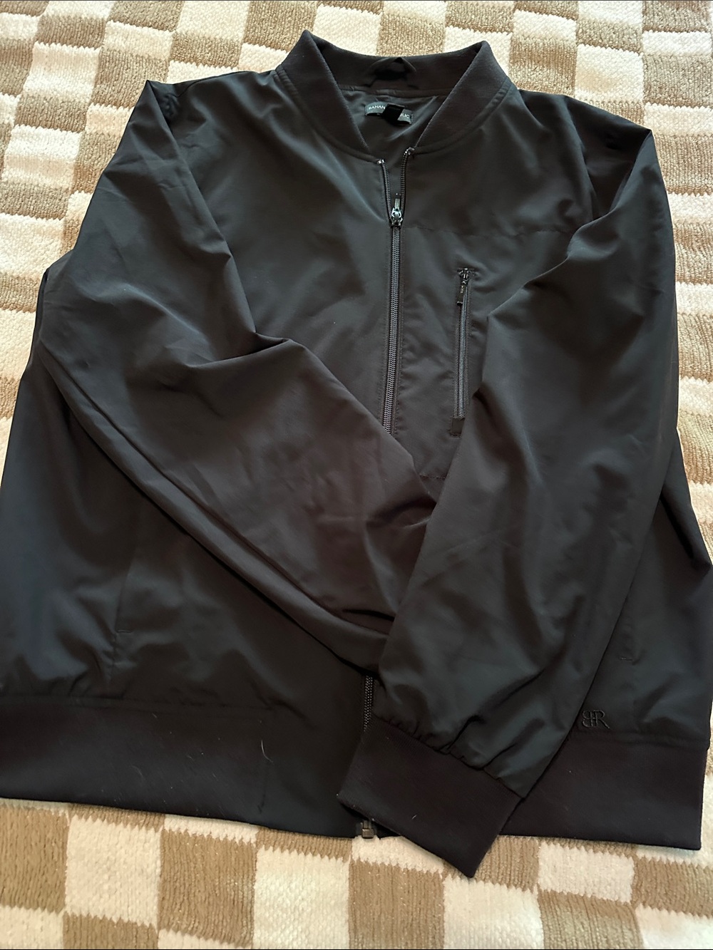 Banana Republic Womens Black Bomber Jacket